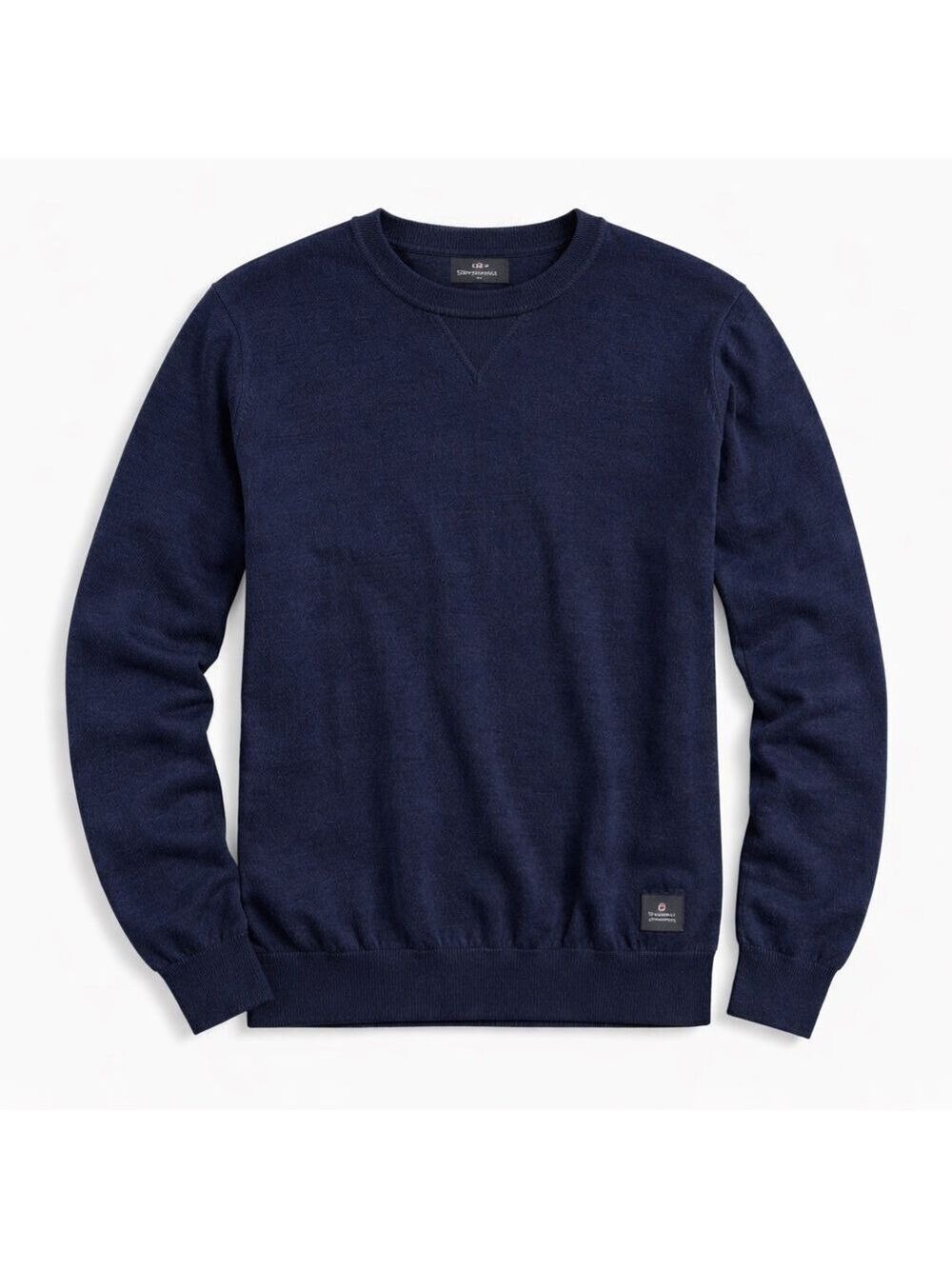 Scotch & Soda Navy Blue Crewneck Sweater Men’s M Cotton Wool Blend Pullover